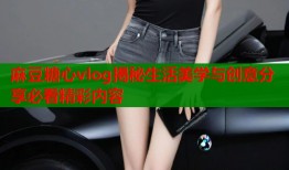 麻豆糖心vlog揭秘生活美学与创意分享必看精彩内容