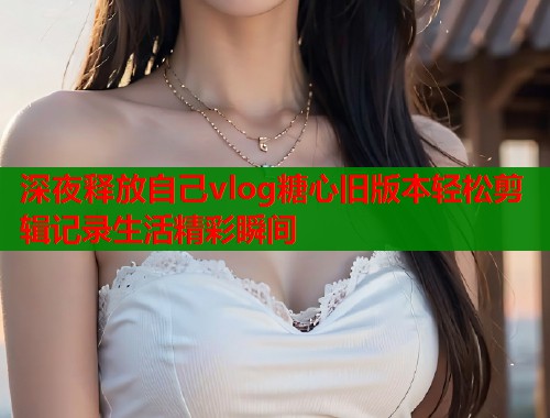 深夜释放自己vlog糖心旧版本轻松剪辑记录生活精彩瞬间